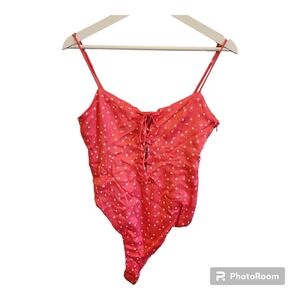 NWT ZARA Red Bodysuit with ⭐White Stars ⭐